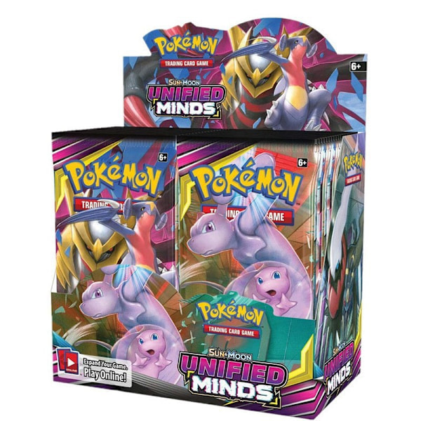 UDSALG! 360 stk Gaveæske Evolving Skies Booster Pack til Børn Tegneserie Søde Spillekort Papir (Unified Minds) Unified Mind