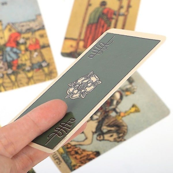 Tarotkort Oracle-kort Brädspel 12*7 Smith-waite Tarot Borderless Waite 12*7cm zdq