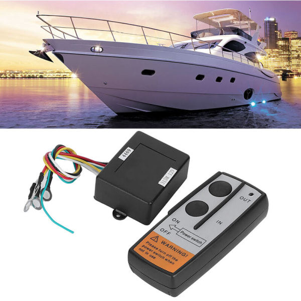 Ankare Fjärrkontroll ankarspel Trådlös Switch Trim Controller Marine Båttillbehör