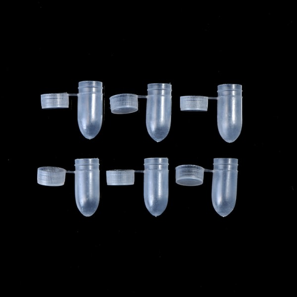 100 stk Bærbare Flip Lock Transparente Kapsel Opbevaringsbeholdere onesize