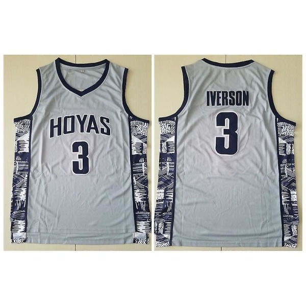 Georgetown Collegiate Athletic #3 Iverson Retro for menn zdq