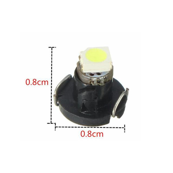 T3 Neo Wedge 5-pack. Röd LED-chip, instrumentpanelbelysning. Röda 5-pack