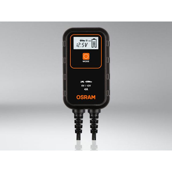 Osram smart Batteriladdare 6v 12v max 4 Amp + underhållsläge multifärg