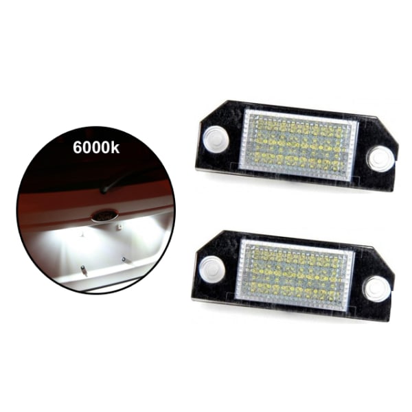 Ford Focus 03-08 C-Max 03-10  Led skyltbelysning 6000k