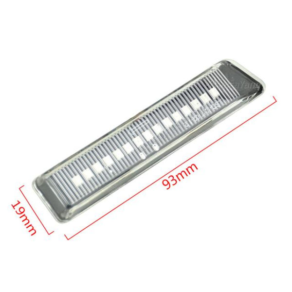 Led dynamisk blinkers BMW E36 E53 X5 Smoke styling 2-pack Svart