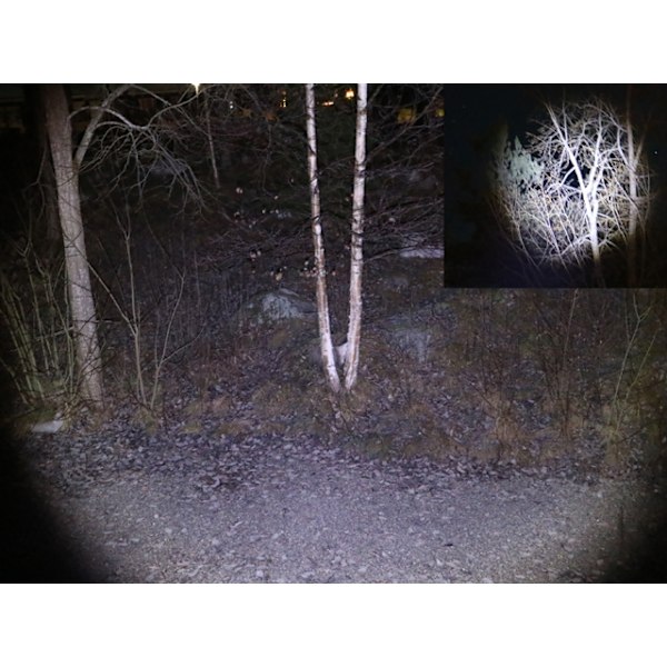Led ficklampa 1x XM-L T6 led 1000 Lumen Zoom