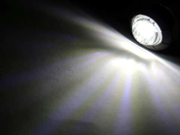 Markeringsljus 8st position vit 6000k 2-pack 12v 24v led lampor Vit