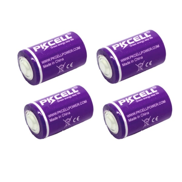 ER14250 4-pack Lithium 3,6V batteri ER-14250 1/2AA AA02 .-
