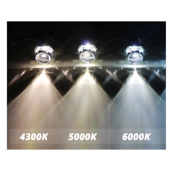 xenon lampor 55w h7 5000k 3-pack HID xenonlampor MultiColor H7 5000k