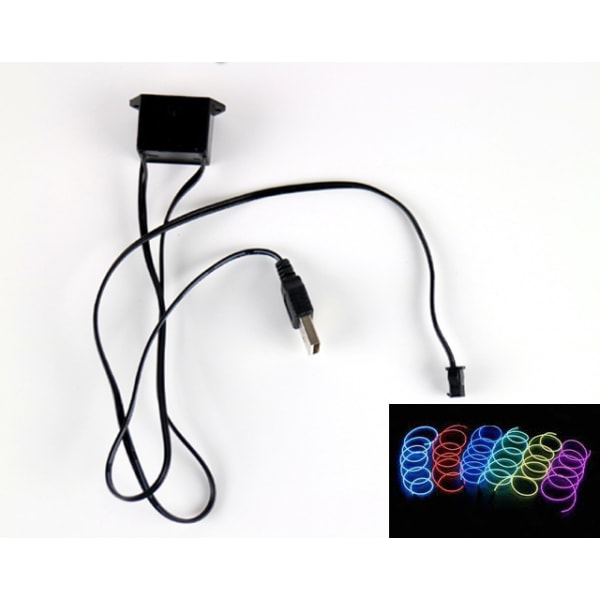 Glowstrip driver 5v USB för slingor Neonslingor / EL-wire
