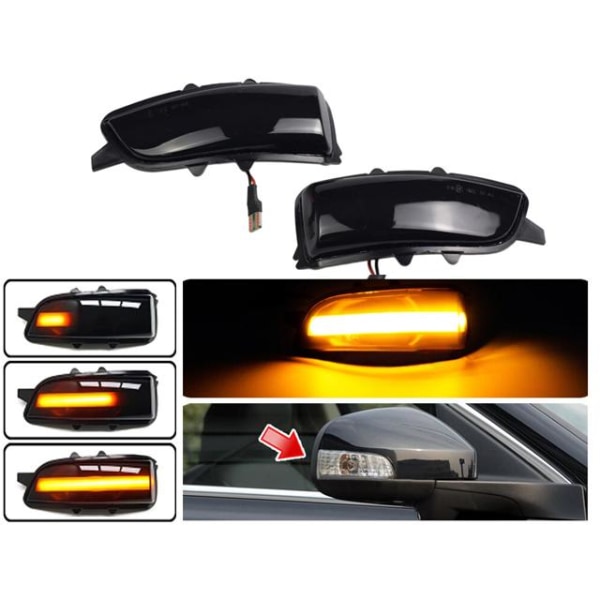 Led dynamisk blinkers Volvo V40 V50 V70 S40 S60 S80 C30 C70 Svart 1bc7 |  Black | 142 | Fyndiq