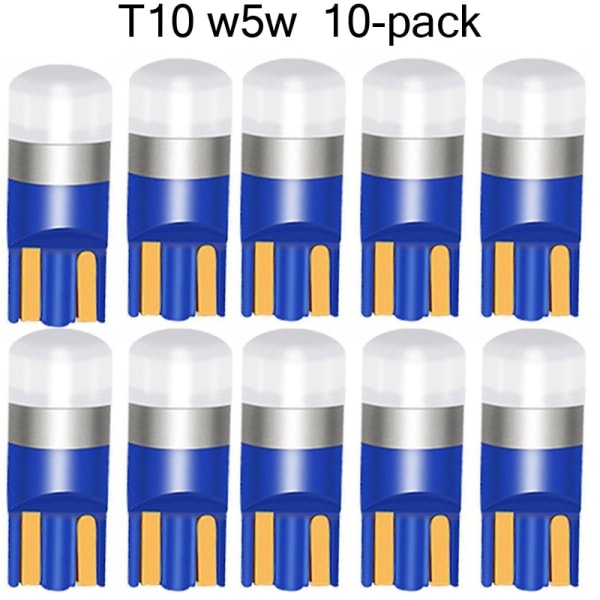 t10 w5w blå 10-pack Led lampor med 1st 3030smd chip 194 Blue Blåa 10-pack