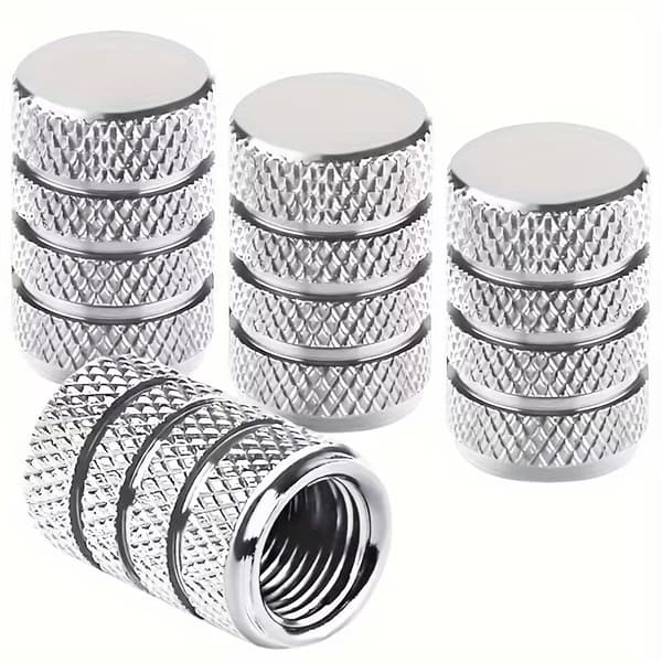 Ventilhattar Silvery 4 st, fint set