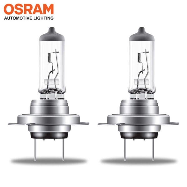 Osram H7 ORIGINAL 55w halogen lampor 12v DC PX26d Metall utseende