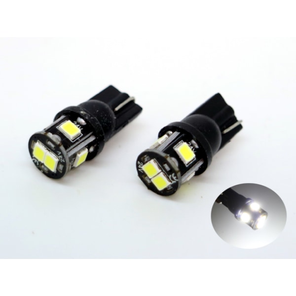 T10 w5w 24v Led med 6st 2835SMD 6000k chip 24 volt 2-pack