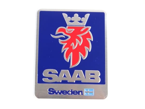 Emblem SAAB 5,5 x 7,2cm 1-pack