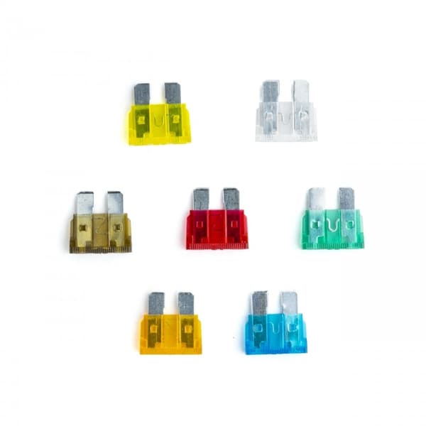 Säkringar 80-pack standard modell 5A 7,5A 10A 15A 20A 25A 30A multifärg