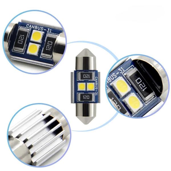 Canbus c5w 31mm  Led  6000K 31 mm 2-pack Vit