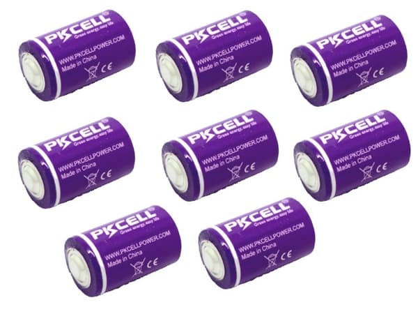 ER14250 8-pack Litiumbatteri 3,6V ER-14250 1/2AA AA02