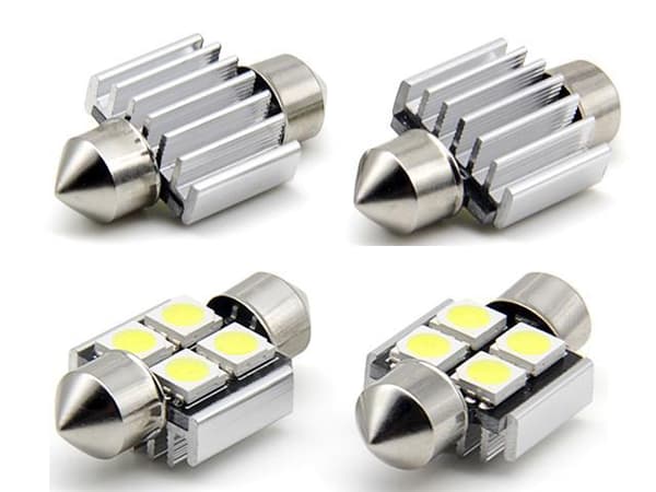 c5w 31mm blå canbus Led 5050SMD 4-pack SV8.5 Blå