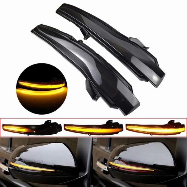 Led dynamisk blinkers Mercedes W205 W213 W222 X253 Svart
