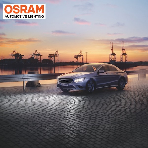 Osram H9 ORIGINAL 65w halogen lampor 12v DC   PGJ19-5  1st Metall utseende