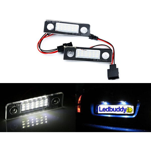 Skoda  Oktavia 2 1Z 2008 -  Roomster 5J  Led skyltbelysning