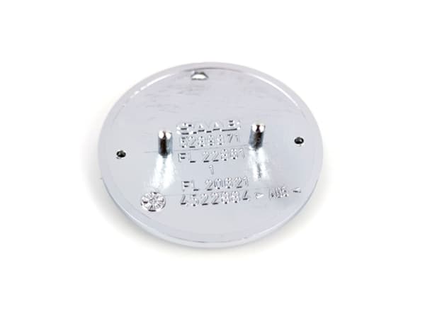 Emblem SAAB 50 mm 2-pin 1-pack till front motorhuv 9-3 9000 900