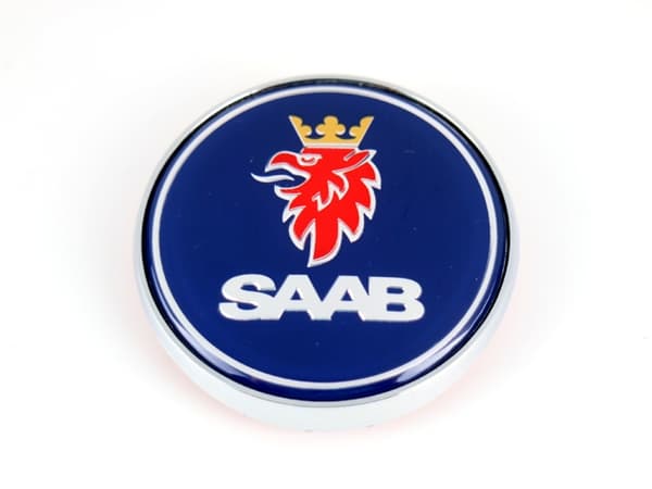 Emblem, SAAB 68 mm 3-pin, 1-pack till motorhuv
