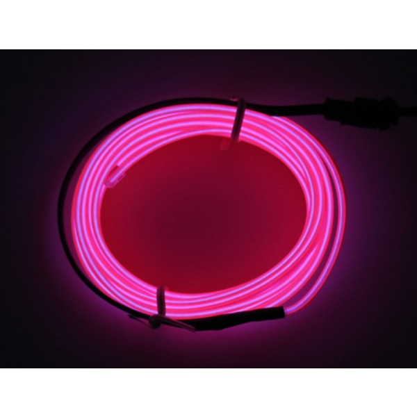 Glowstrip 200cm Pink ger en behaglig glödande effekt styling som neon / EL-wire Rosa / Pink