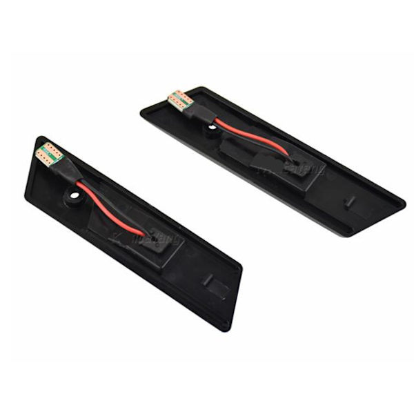 Led dynamisk blinkers BMW E32 E34 E36 Smoke styling 2-pack Svart