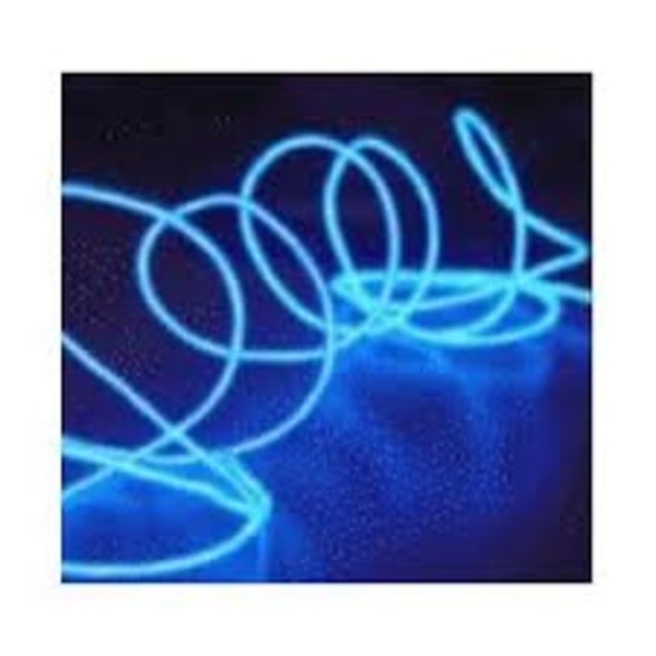 Glowstrip 200cm Blå ger en behaglig glödande effekt styling som neon / EL-wire Blå / Blue