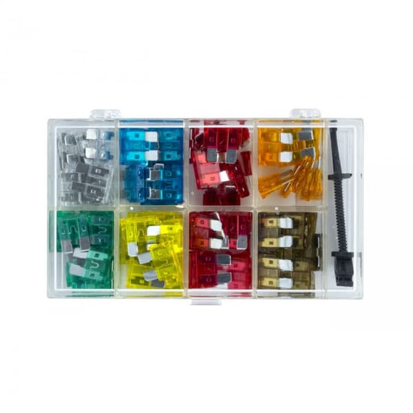 Säkringar 80-pack standard modell 5A 7,5A 10A 15A 20A 25A 30A multifärg