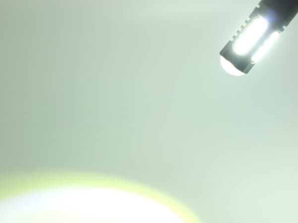H3 Dimljus 500 lumen LED 6000K med 18st 3030 SMD chip,  2-pack Silvergrå