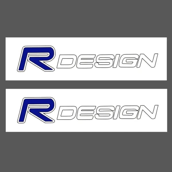 Emblem R-Design 1 x 5 cm 2-pack till Volvo