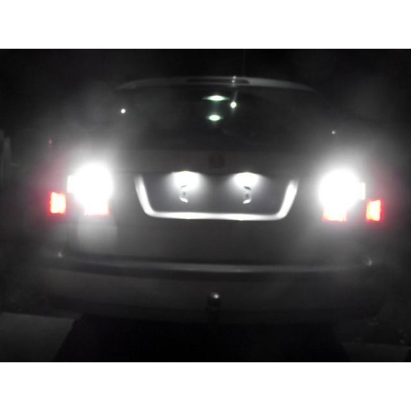 T15 W16W 921 912 906 backljus Led 750 lumen 4x chip 6000K 2st