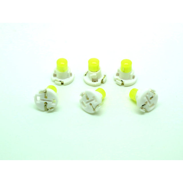 T4.2 T4 vitblå 25000k Neo Wedge 6-pack led lampor instrument belysning Vitblå 25000k 6-pack