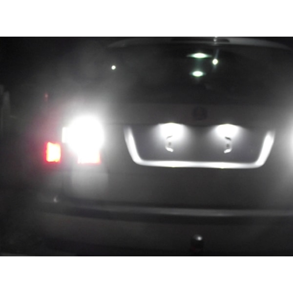 T15 W16W 921 912 906 backljus LED 6000K 1 st  500 lumen Vit