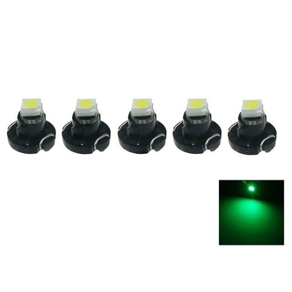 T3 Neo Wedge 5-pack med Grön led chip instrument belysning Gröna 5-pack