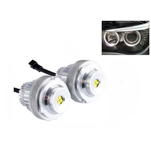 Angeleyes Led lampor för BMW E60 E61 LCI 40w  2008-2010 Silvergrå