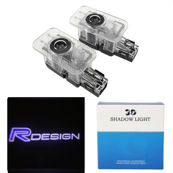 Volvo Led Laserlogga R Design V40 S60 V60 V70n XC60 XC70 XC90 S80 S90