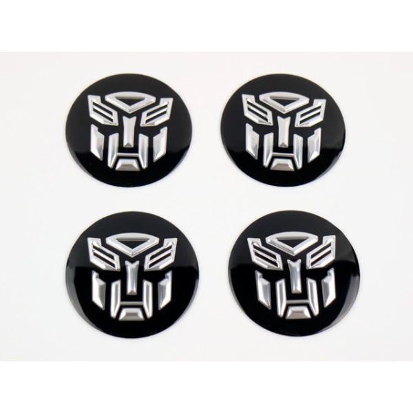 Transformers hjulnav emblem t fälgar centrumkåpor 4-pack styling