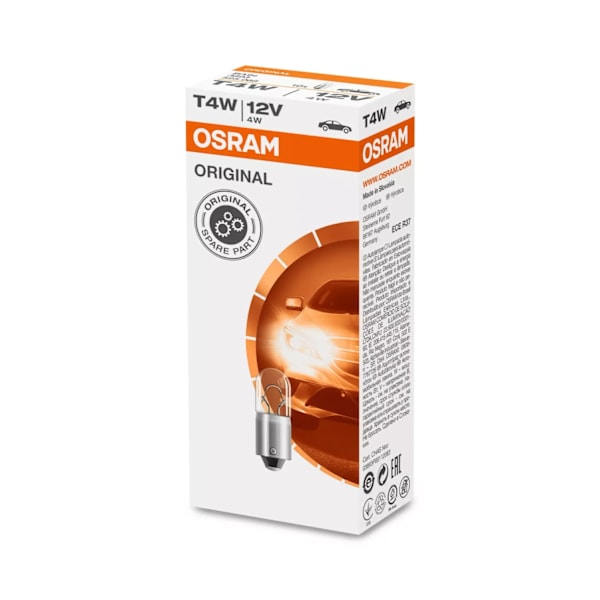 Osram ba9s t4w 10-pack Original lampor position mm 4w Guld