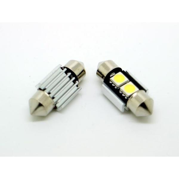 C5W Canbus 31mm Blå Led spollampor SV8.5 31mm Blåa 2-pack