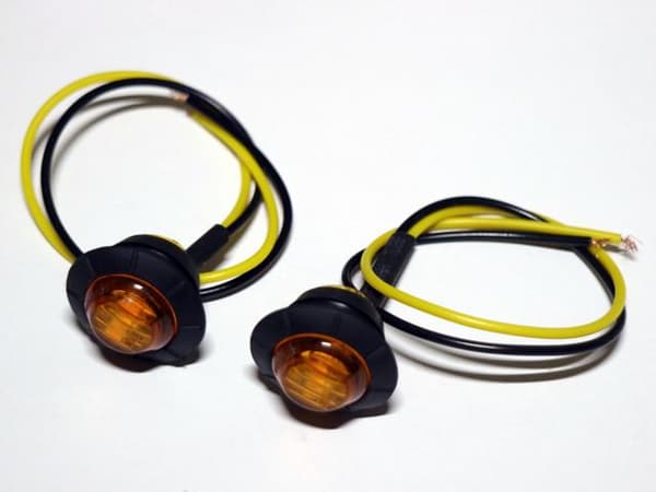 Markeringsljus 8-pack position Amber ledlampor 12v led Orange