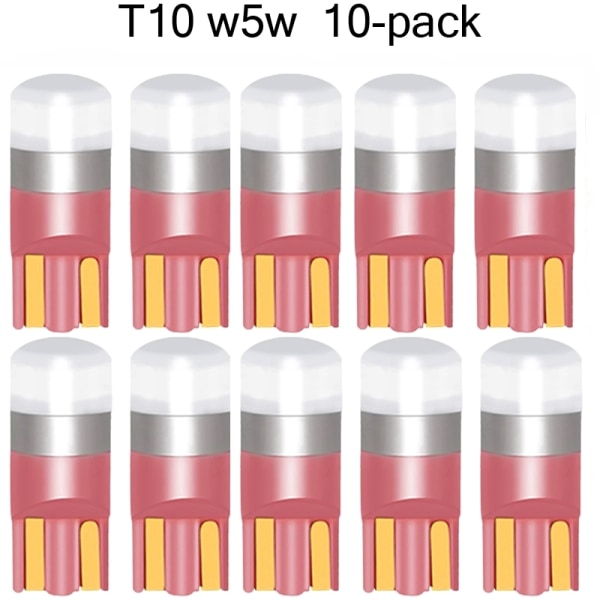 t10 w5w lila 10-pack Led lampor med 1st 3030smd chip 194 Purple Lila 10-pack