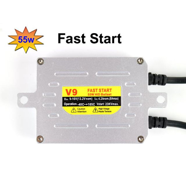 Xenon 3-pack 55W H3 5000k kit Speed start Fast Bright xenonkit