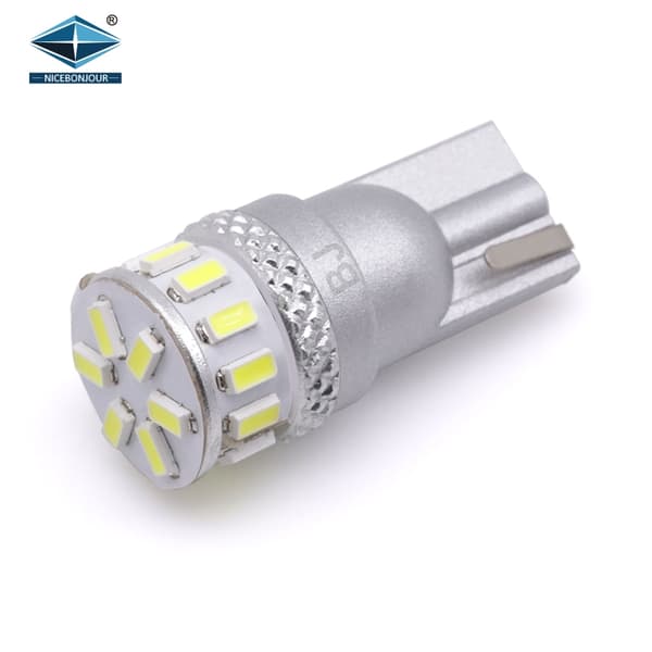 T10 w5w Canbus Röda 4-pack LED-lampor 12V / 24V Röd