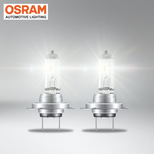 Osram H7 ORIGINAL 55w halogen lampor 12v DC PX26d Metall utseende