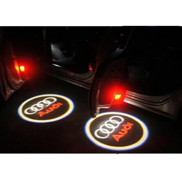 Audi Laser logga led till dörr A1 A3 A4 A5 A6 A7 A8 Q3 Q5 Q7 TT